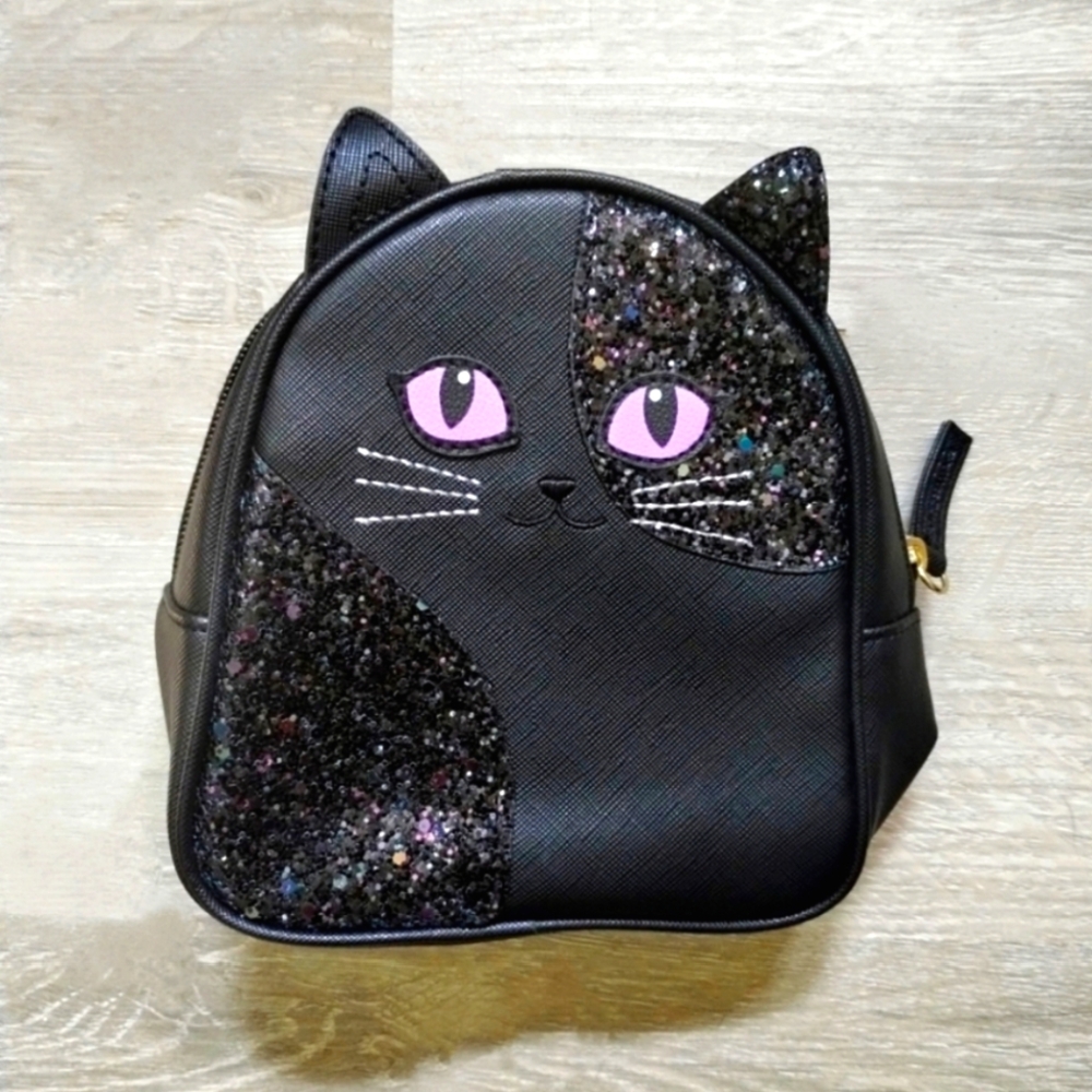 SOLD!! Bath & Body Works Halloween Collection Cute Mini Black Cat Backpack